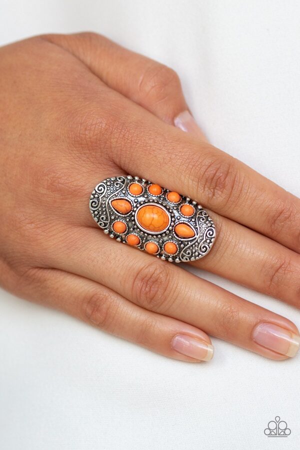 Stone Sunrise Ring - Orange