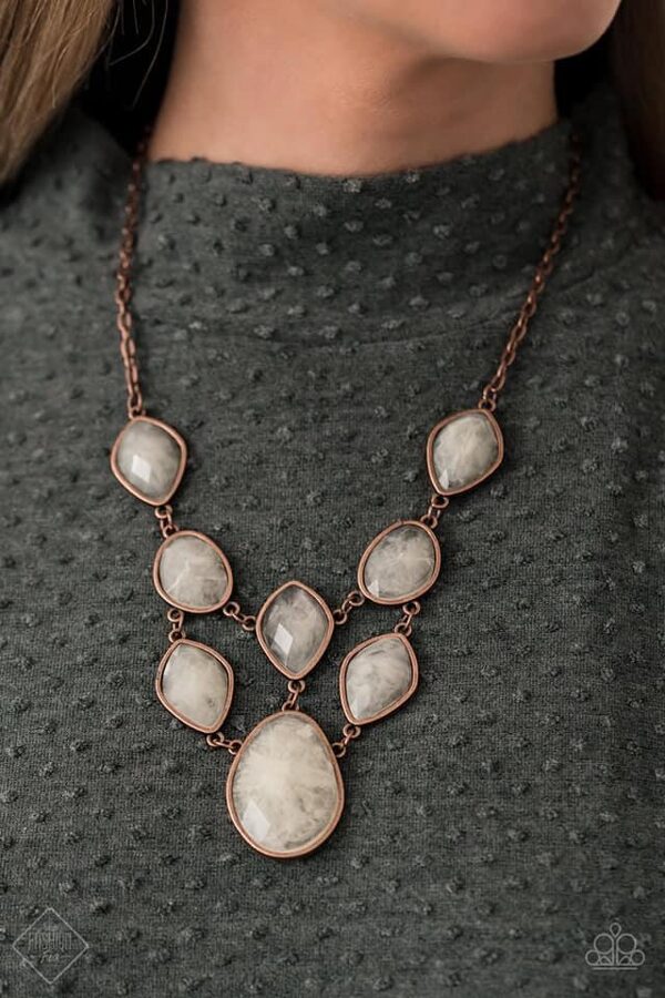 Opulently Oracle Necklace - Copper