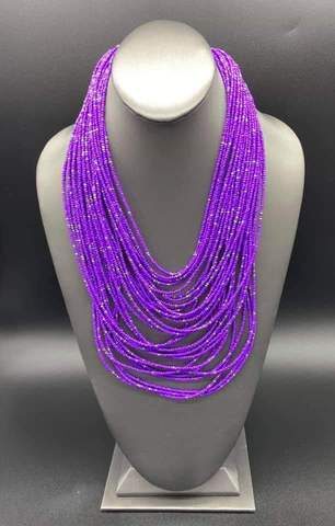 Rio Rainforest Necklace - Purple 