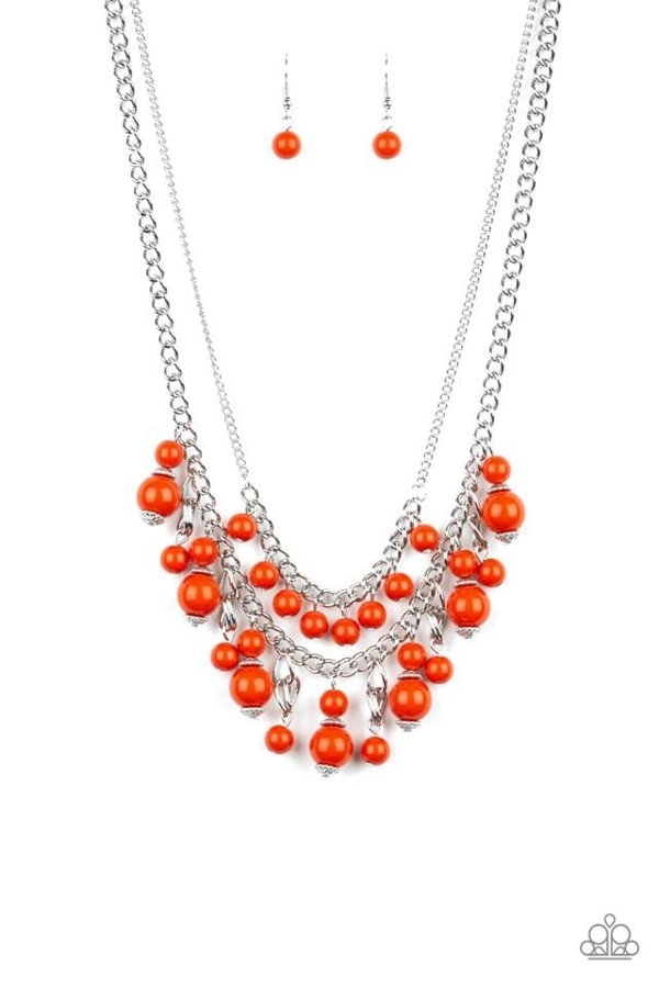 Necklace -   Orange
