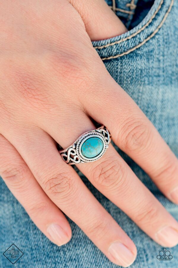 Set In Stone Ring - Turquoise 