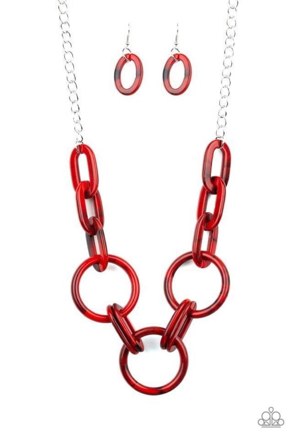 Necklace Set - Red