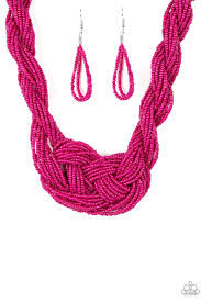A Standing Ovation Necklace - Pink
