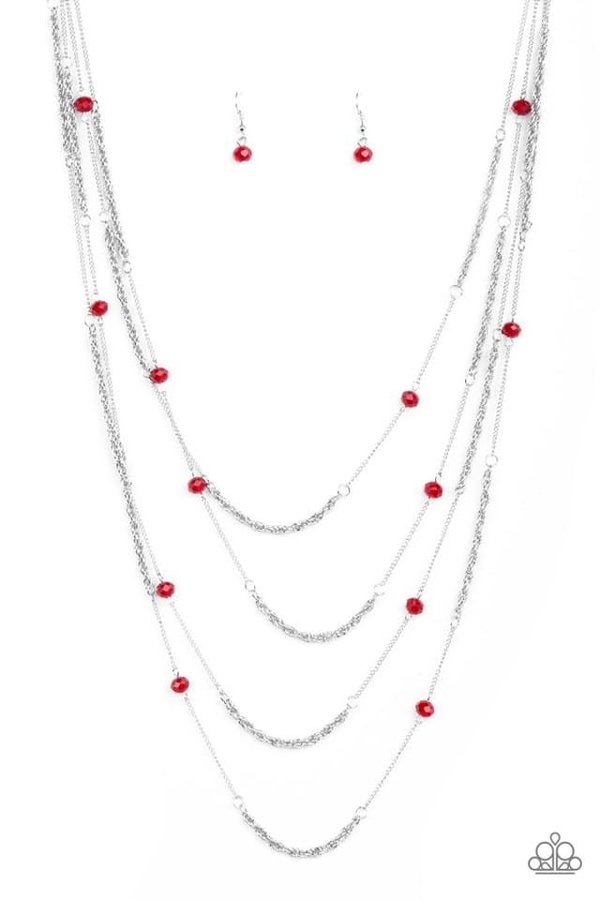 Necklace -  Red