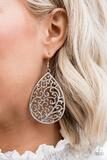 Grapevine Grandeur Earrings - Silver