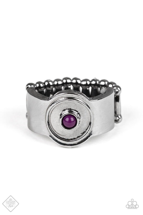 Can’t Bead That Ring - Purple and Gunmetal 